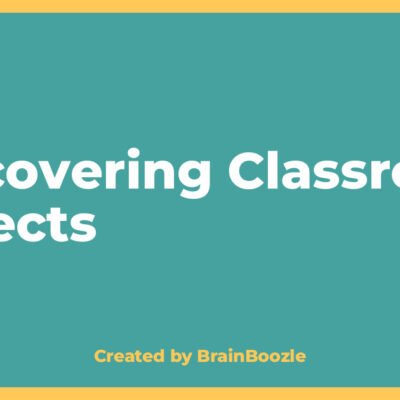 Discovering Classroom Objects - BrainBoozle Educational Resource